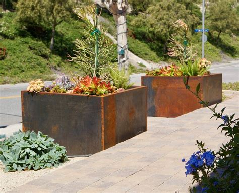 corten steel planter boxes sydney|corten steel planter fabricators.